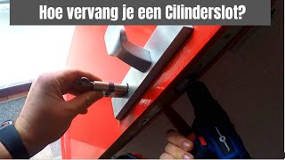 Cilinderslot vervangen van je voordeur zo doe je dat [upl. by Alithia606]