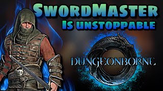 Swordmaster Made Me INVINCIBLE HR Trios PVP Highlights  Dungeonborne [upl. by Purity388]