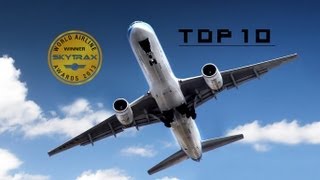 Top 10 Airlines 2013 World Airline Awards HD [upl. by Nnylyram978]