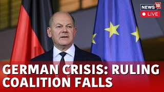 LIVE  Germany’s Coalition Government Collapse  Germany News LIVE  Olaf Scholz LIVE News  N18G [upl. by Allez]