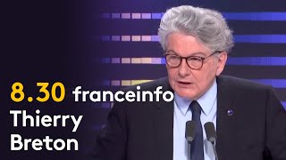 Émeutes  quotLes réseaux sociaux nont pas fait assez pendant ce moment quot déplore Thierry Breton [upl. by Adnoluy]