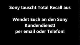 Sony tauscht Total Recall aus [upl. by Esac]