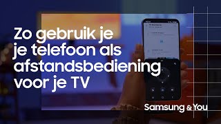 Hoe gebruik je je telefoon als afstandsbediening voor je TV  Samsung amp You [upl. by Sweyn]