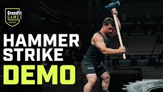 Hammer Strike Demo — 2024 CrossFit Games [upl. by Whitson]