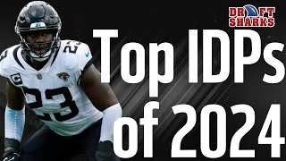 2024 IDP Rankings  Fantasy Football Advice [upl. by Lowell671]