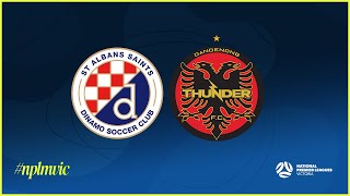 2024 NPLMVIC Round 24 St Albans Saints SC v Dandenong Thunder FC [upl. by Aerdma238]