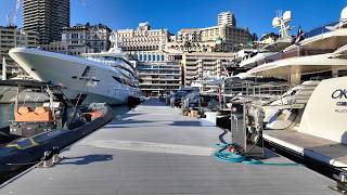 Monaco Walking Tour 11 October ProvenceAlpesCôte dAzur France 4K 60fps [upl. by Iel]