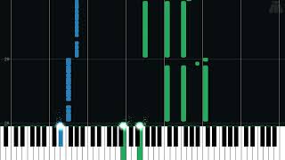 Pursuit  Cornered  Phoenix Wright Ace Attorney  Intermediate Piano Tutorial [upl. by Raskind]