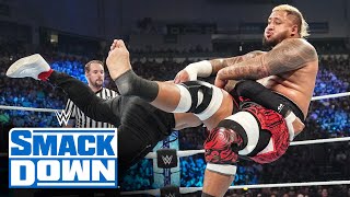 Jey Uso vs Solo Sikoa SmackDown highlights Aug 4 2023 [upl. by Macnair]