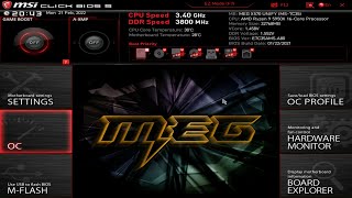 Ryzen 9 5950X Bios Settings And Benchmarks  MSI X570 Unify  RTX 3090 [upl. by Scharf]