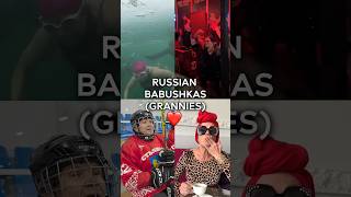 RUSSIAN BABUSHKAS grannies 💪❤️🇷🇺 russia travelrussia fyp viralvideo granny [upl. by Atinod]