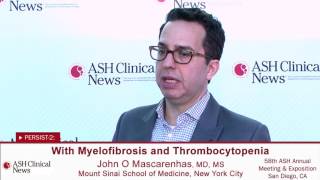 John Mascarenhas MD MS Continuing to Evaluate Pacritinib for Myelofibrosis [upl. by Lezirg227]