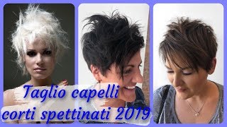 20 idee bellissime 🌷 per taglio capelli corti spettinati 2019 [upl. by Ahsitram]