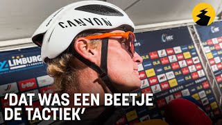 Dit zei Mathieu van der Poel na een aanvallende koers op het EK wielrennen 2024  WIELERFLITS [upl. by Warner136]