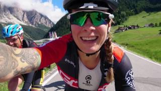 Climb till you drop Crazy elevation at Maratona Dles Dolomites with Pirelli [upl. by Ahsinik226]