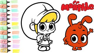 Morphle and Mila Coloring  Coloring With enjoykidsstv [upl. by Claudine]