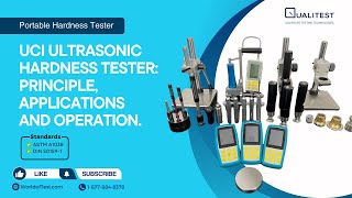 UCI Ultrasonic Hardness Tester Principle Applications and Operation  Qualitest [upl. by Duke663]