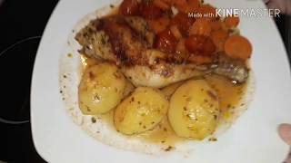 POLLO EN SALSA CON TOMATITOS CHERRI FÁCIL Y DELICIOSA [upl. by Demmahum]