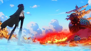 4K Garp vs Aokiji  One Piece [upl. by Peacock18]