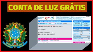 CONTA DE LUZ GRÁTIS POR 03 MESES VEJA SE TEM DIREITO [upl. by Rocco]