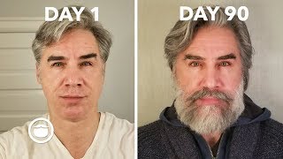 Beard Growth Time Lapse of 90 Days  Greg Berzinsky [upl. by Einahpehs36]