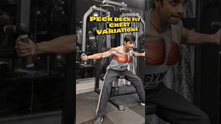 Pec dec fly chest variations chestworkout chest workout [upl. by Nnelg340]