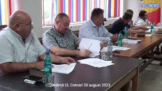 Sedință CL Cotnari 30 august 2023 [upl. by Lattie91]