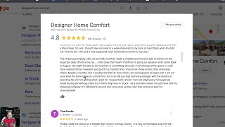 Warning Avoid Designer Home Comfort Business [upl. by Adnawaj]