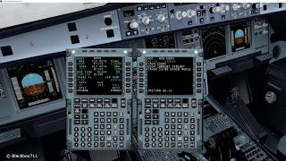 FSLabs A320X Basics Secondary Flightplan and Fix Info functions [upl. by Almat]