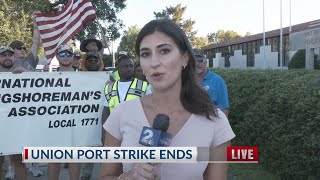 Union port strike ends [upl. by Colombi282]