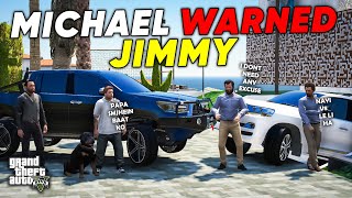 MICHAEL WARNED JIMMY  ASSIGNMENT FOR DR SAAB  GTA 5  Real Life Mods 521  URDU [upl. by Aetnahc]