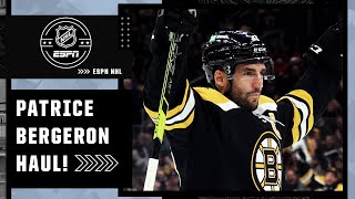 Patrice Bergeron pots FOUR Goals vs Red Wings [upl. by Ivonne]