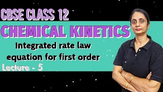 Chemical Kinetics  First Order Kinetics  Class 12  Chemistry Madam [upl. by Reinhart]