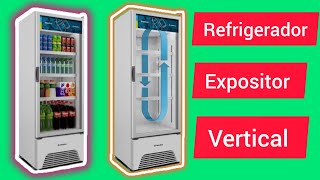 Refrigerador Expositor Vertical Metalfrio 406 Litros Vb40al 220v [upl. by Meehyr]