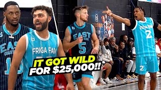 Friga Fam vs East Coast Squad YOUTUBE BASKETBALL GAME OF THE YEAR [upl. by Clover]