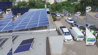 The solar photovoltaic power generation system constructed by MULTIFIT company [upl. by Ahseenal]