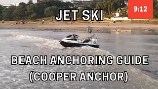 How to Anchor a Jet Ski at the Beach  Cooper Anchor Setup for PWC Tutorial [upl. by Rafat864]