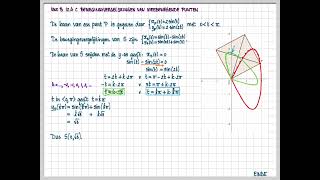 vwo B 124 C Bewegingsvergelijkingen van meebewegende punten [upl. by Philip]