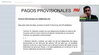 Pagos provisionales de ISR de AGAPES y Régimen Opcional de Grupos de Sociedades [upl. by Llenod]