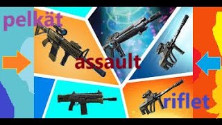 Pelkät Assault Riflet haaste Fortnitessa [upl. by Elacim]