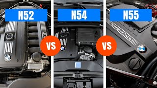 Ultimate BMW Engine Showdown N52 vs N54 vs N55 – Which One Should You Choose  Comparison amp Review [upl. by Gian]