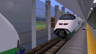 Railsim 東北新幹線 つばさ・やまびこ 郡山～仙台 福島分割有 PV有 [upl. by Anaujd628]