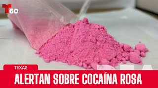 Cocaína rosa cóctel de heroína fentanilo y metanfetamina presente en Texas  Telemundo 60 [upl. by Hayashi]