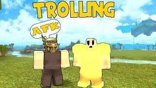 AFK TROLLING IN BOOGA BOOGA Roblox Booga Boooga [upl. by Langston145]