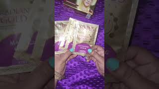 Lotus herbals radiant gold facial kit Review viralvideo shortsvideo [upl. by Hayden]