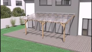 How to install a polycarbonate roofing sheets into your patio [upl. by Hutchinson]