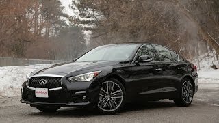 2014 Infiniti Q50 Hybrid Review  Technology Overview [upl. by Sainana949]