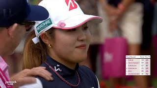 Ayaka Furue 2024 Evian Championship Final Round All Televised Shots and Interview lpga golf [upl. by Barbour]