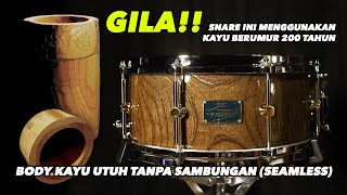 CANOPUS ZELKOVA SNARE 14x65 made in JAPAN  Sound Demo NO CLOSE MICS [upl. by Powel]