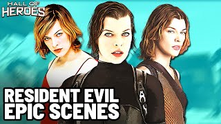 Resident Evils Most Epic Scenes  Resident Evil Movies  Hall Of Heroes [upl. by Fitzger]